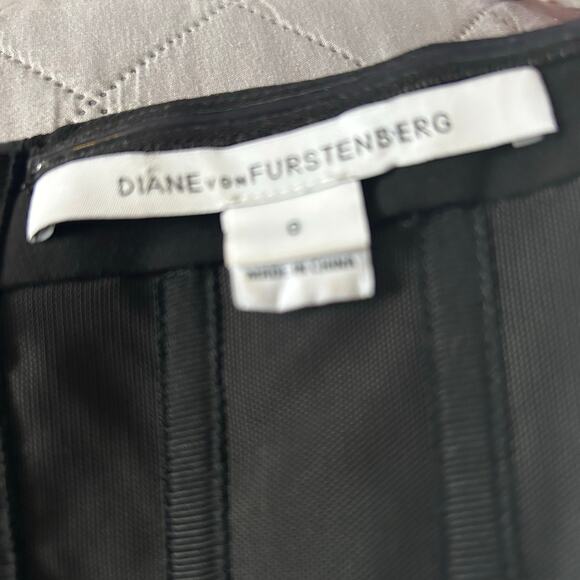 Designer Diane von Furstenberg DVF Corset Mini Dress XS 0–2 Authentic - Picture 3 of 7